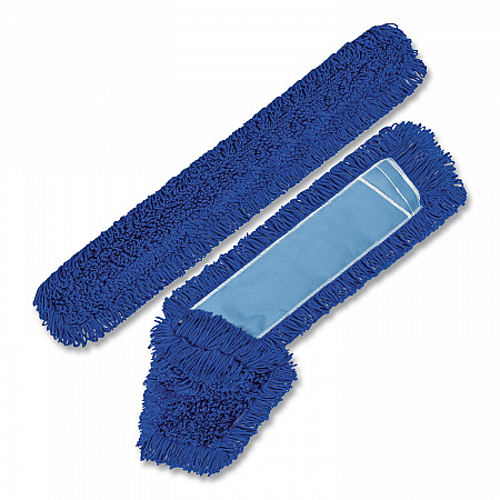 Microfiber Looped Dust Mop Pad Head, 60 x 5, Blue (GRI18260)