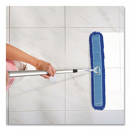 Microfiber Looped Dust Mop Pad Head, 60 x 5, Blue (GRI18260)
