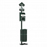 Pet Waste Station Kit with Foot Pedal, Header Bag Locking Dispenser, 11.5 Gallon Trash Can, Pole, and Glow-in-the-Dark Sign (FLO11HSG)