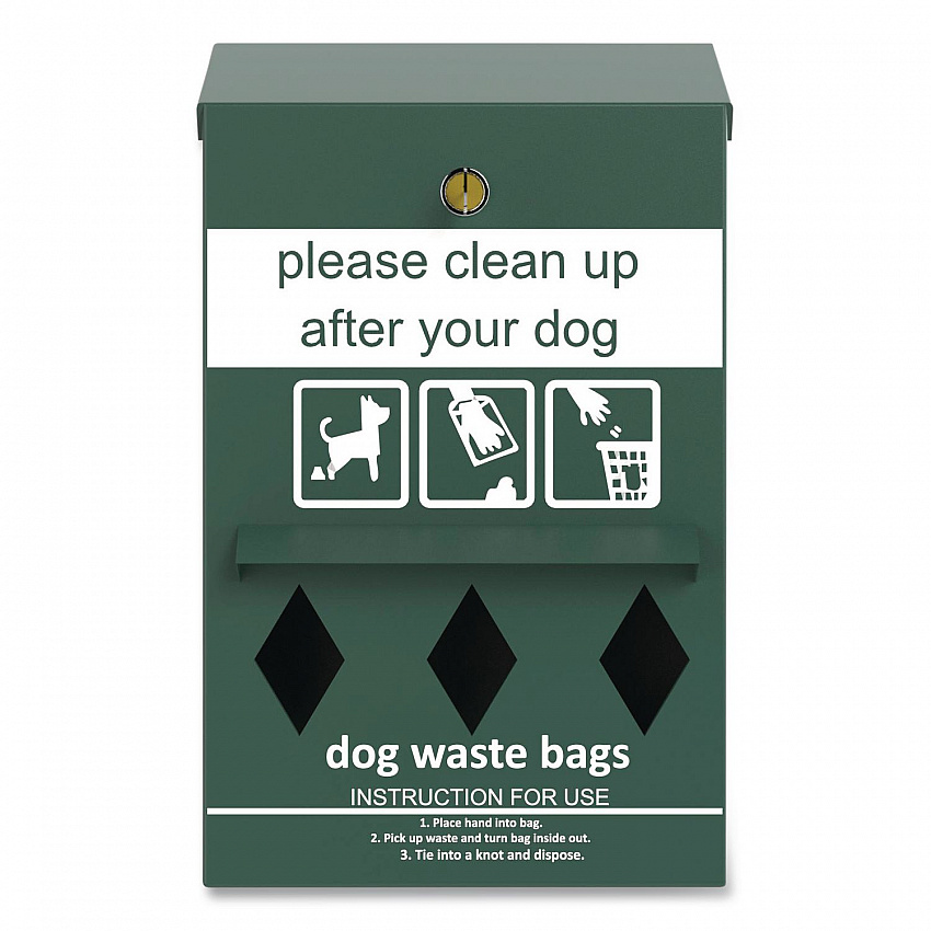 Wall-Mount Pet Waste Roll Bag Dispenser (FLO13RDG)