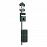 Pet Waste Station Kit with Header Bag Locking Dispenser, 11.5 Gallon Round Lidded Trash Can, Pole, and Glow-in-the-Dark Sign (FLO1HSG)
