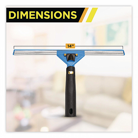 Swivel Window Squeegee with Quick Release, 14