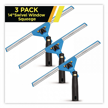 Swivel Window Squeegee with Quick Release, 14
