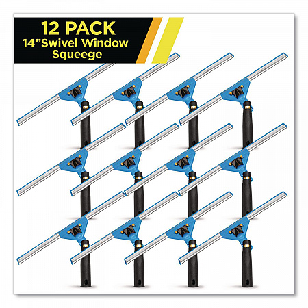 Swivel Window Squeegee with Quick Release, 14