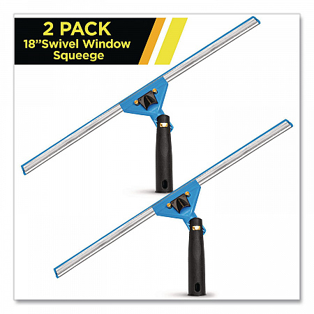 Swivel Window Squeegee with Quick Release, 18
