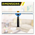 Swivel Window Squeegee with Quick Release, 18