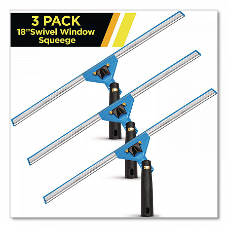 Swivel Window Squeegee with Quick Release, 18