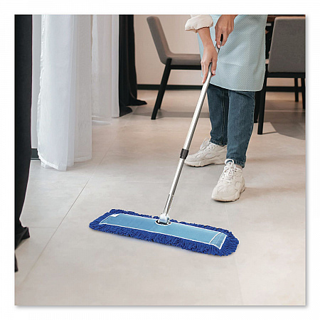 All-In-One Microfiber Dust Mop Set with Telescopic Handle, 36 x 5, Blue Microfiber Head, 40