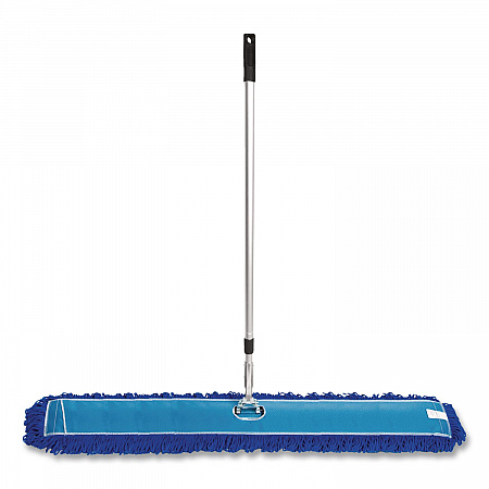 All-In-One Microfiber Dust Mop Set with Telescopic Handle, 60 x 5, Blue Microfiber Head, 72