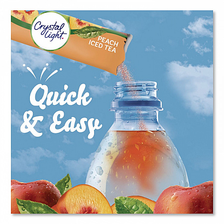 Flavored Drink Mix, Peach Tea, 0.09 oz Packet, 30/Box (79700)