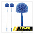 Cobweb/Corner Duster Brush with Telescopic Pole, 3 ft to 6 ft Handle, 2/Kit (GRI1026F2PK)