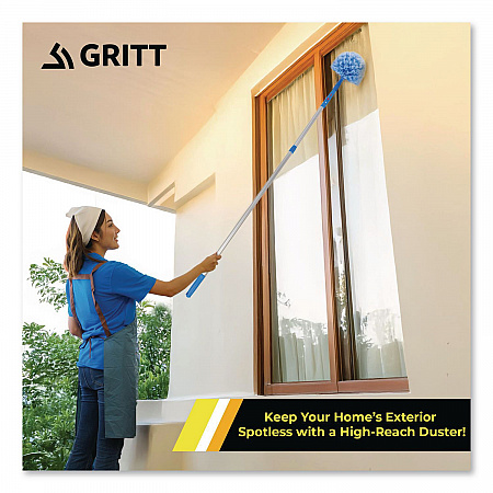Cobweb/Corner Duster Brush with Telescopic Pole, 3 ft to 6 ft Handle, 2/Kit (GRI1026F2PK)