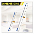 Cobweb/Corner Duster Brush with Telescopic Pole, 3 ft to 6 ft Handle, 3/Kit (GRI1026F3PK)