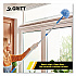 Cobweb/Corner Duster Brush with Telescopic Pole, 3 ft to 6 ft Handle, 3/Kit (GRI1026F3PK)