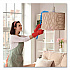 Flexible Wand Duster with Microfiber and Chenille Sleeve and 20