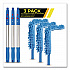 Flexible Wand Duster with Microfiber and Chenille Sleeve and 20