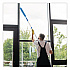 Flexible Wand Duster with Microfiber and Chenille Sleeve and 6 ft Telescopic Pole, 3/Kit (GRI1756F3PK)
