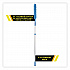 Flexible Wand Duster with Microfiber and Chenille Sleeve and 6 ft Telescopic Pole, 3/Kit (GRI1756F3PK)