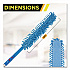 Flexible Wand Duster with Microfiber and Chenille Sleeve, 22