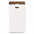 30 Gallon Corrugated Cardboard Trash Can and Recycling Container, White, 4/Carton (GRI52030G4)