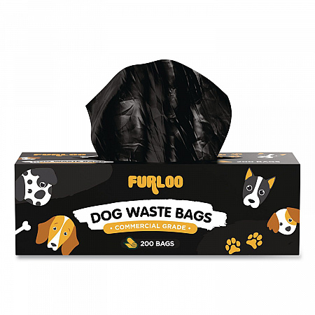Commercial Grade Dog Waste Station Refill Bags, Open-Face, 8