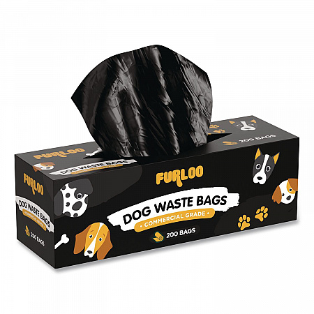Commercial Grade Dog Waste Station Refill Bags, Open-Face, 8