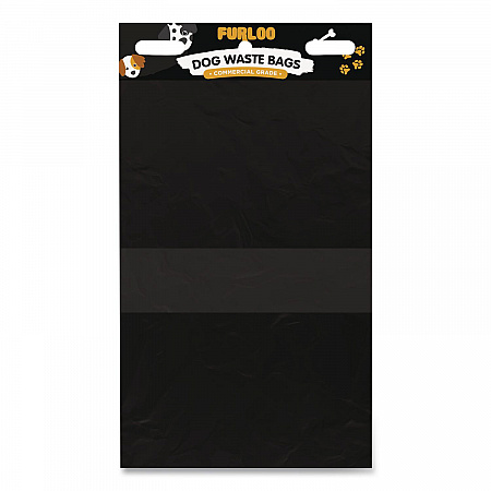 Pet Waste Station Header Heavy-Duty Leak-Resistant Dog Waste Refill Bags, Open-Face, 8.5