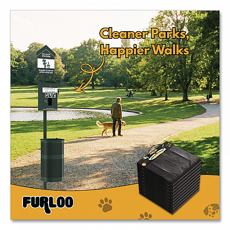 Pet Waste Station Header Heavy-Duty Leak-Resistant Dog Waste Refill Bags, Open-Face, 8.5