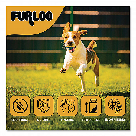 Pet Waste Station Header Heavy-Duty Leak-Resistant Dog Waste Refill Bags, Open-Face, 8.5