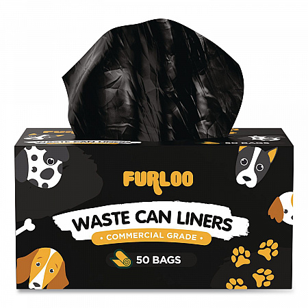 13-Gallon Heavy Duty Dog Waste Station Can Liners, Open-Face, 13 Gallons, 26
