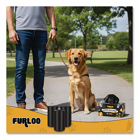 13-Gallon Heavy Duty Dog Waste Station Can Liners, Open-Face, 13 Gallons, 26
