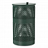 13 Gallon Heavy-Duty Outdoor Pet Waste Trash Can with Lid, Top Door, Green (FLO1TG)