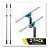 Pro Window Washing Kit with Swivel Squeegee and 6 ft Telescopic Pole, 14