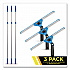Pro Window Washing Kit with Swivel Squeegee and 6 ft Telescopic Pole, 14