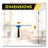Pro Window Washing Kit with Swivel Squeegee and 6 ft Telescopic Pole, 18