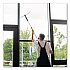 Pro Window Washing Kit with Swivel Squeegee and 6 ft Telescopic Pole, 18