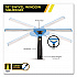 Pro Window Washing Kit with Swivel Squeegee and 6 ft Telescopic Pole, 18