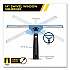 Pro Window Washing Kit with Swivel Window Squeegee and 20