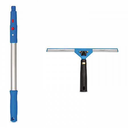 Pro Window Washing Kit with Swivel Window Squeegee and 20