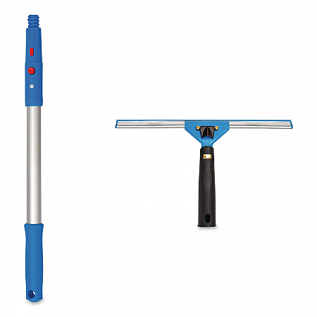 Pro Window Washing Kit with Swivel Window Squeegee and 20