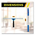 Pro Window Washing Kit with Swivel Window Squeegee and 20