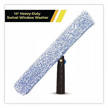 Heavy-Duty Swivel Window Washer, 14