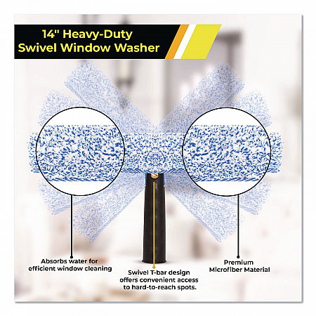 Heavy-Duty Swivel Window Washer, 14
