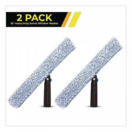 Heavy-Duty Swivel Window Washer, 18