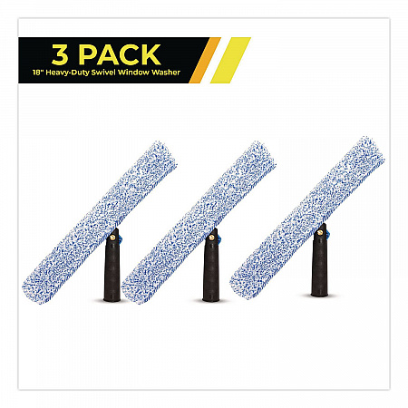 Heavy-Duty Swivel Window Washer, 18