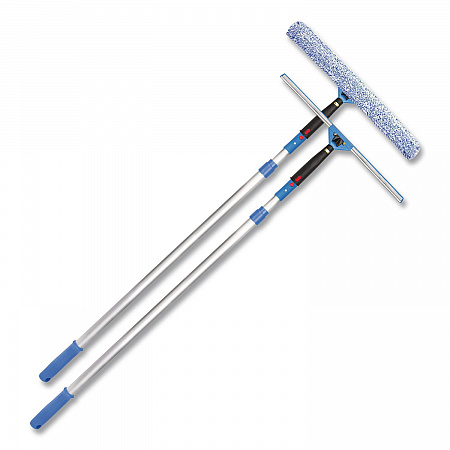 Pro Window Washing Kit with Squeegee, Washer and 6 ft Telescopic Pole, 18