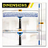 Pro Window Washing Kit with Squeegee, Washer and 6 ft Telescopic Pole, 18