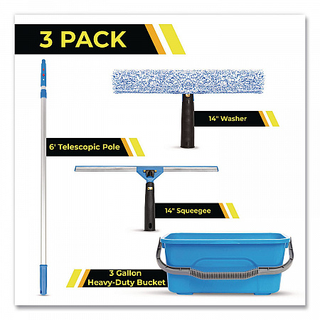 Pro Window Washing Kit with 14