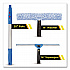 Pro Window Washing Kit with Squeegee, Washer and 20