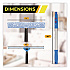 Pro Window Washing Kit with Squeegee, Washer and 20